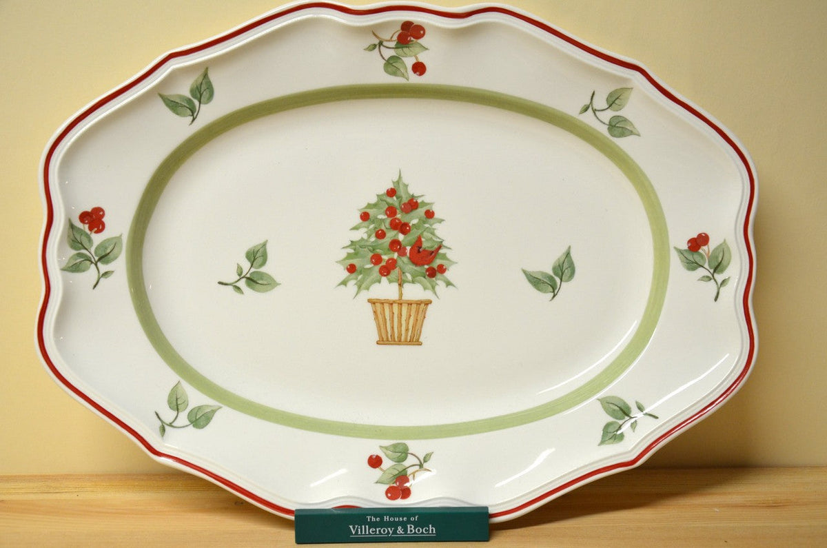 Villeroy & Boch Joy Noel ovale Platte NEU Porzellanland