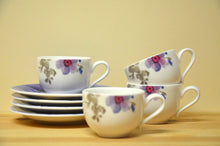 Charger l'image dans la galerie, Villeroy & Boch Mariefleur gris 4 x Expressotassen mit Untere NEU