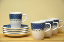 Charger l'image dans la galerie, Villeroy & Boch Casale Blu 4 x Espressotassen mit Untere NEU