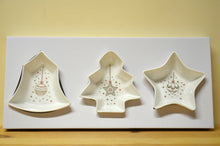Lade das Bild in den Galerie-Viewer, Easy Life Christmas Lights Vorspeisen-Schälchen und Platte 4-teilig NEU