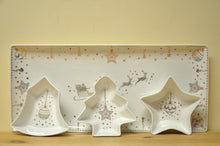 Lade das Bild in den Galerie-Viewer, Easy Life Christmas Lights Vorspeisen-Schälchen und Platte 4-teilig NEU