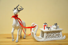 Charger l'image dans la galerie, Villeroy & Boch Snow sleight Hirsch mit Schlitten NEU