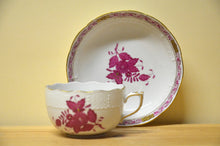 Lade das Bild in den Galerie-Viewer, Herend Apponyi purpur Teegedeck
