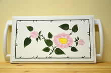 Charger l'image dans la galerie, Assiette chauffante Villeroy & Boch Rowenta décor rose sauvage