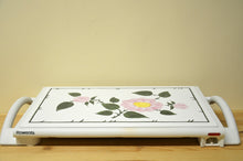 Charger l'image dans la galerie, Assiette chauffante Villeroy & Boch Rowenta décor rose sauvage