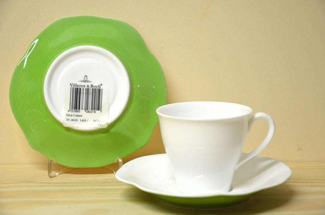 Villeroy & Boch Mira Colore espresso cup with saucer NEW