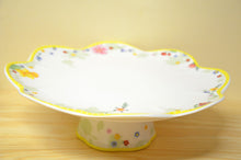 Load image into Gallery viewer, Villeroy &amp; Boch Spring Awakening Cake Plate on Foot NEW
