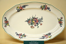 Lade das Bild in den Galerie-Viewer, Villeroy &amp; Boch Alt Straßburg Dekor Rose oder Tulpe  Beilagenplatte 30 cm
