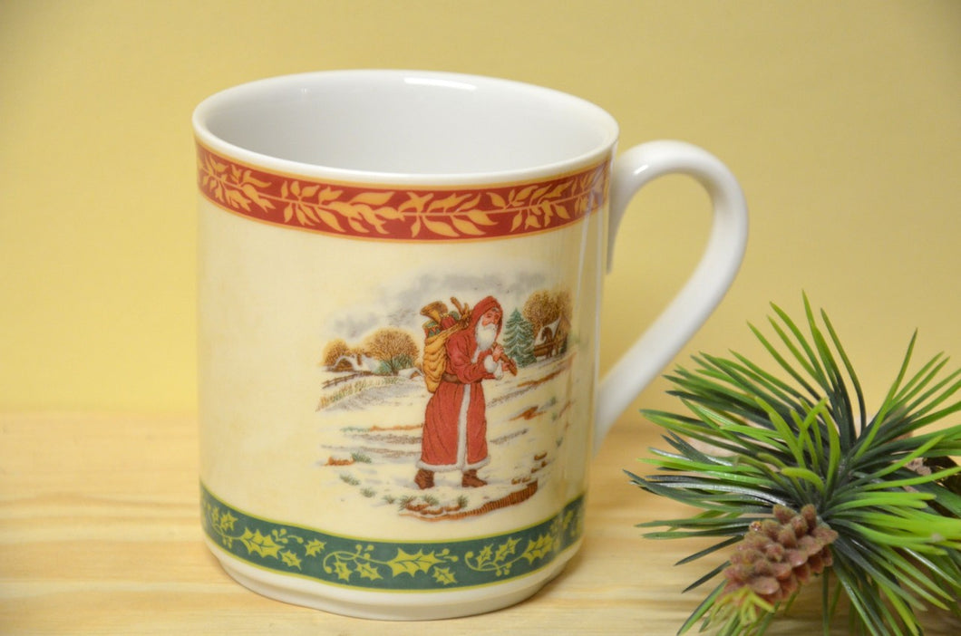 Villeroy & Boch Festive Memories Nikolaus Becher mit Henkel NEU