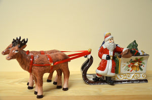 Villeroy & Boch Christmas Toys Schlitten mit Santa NEU