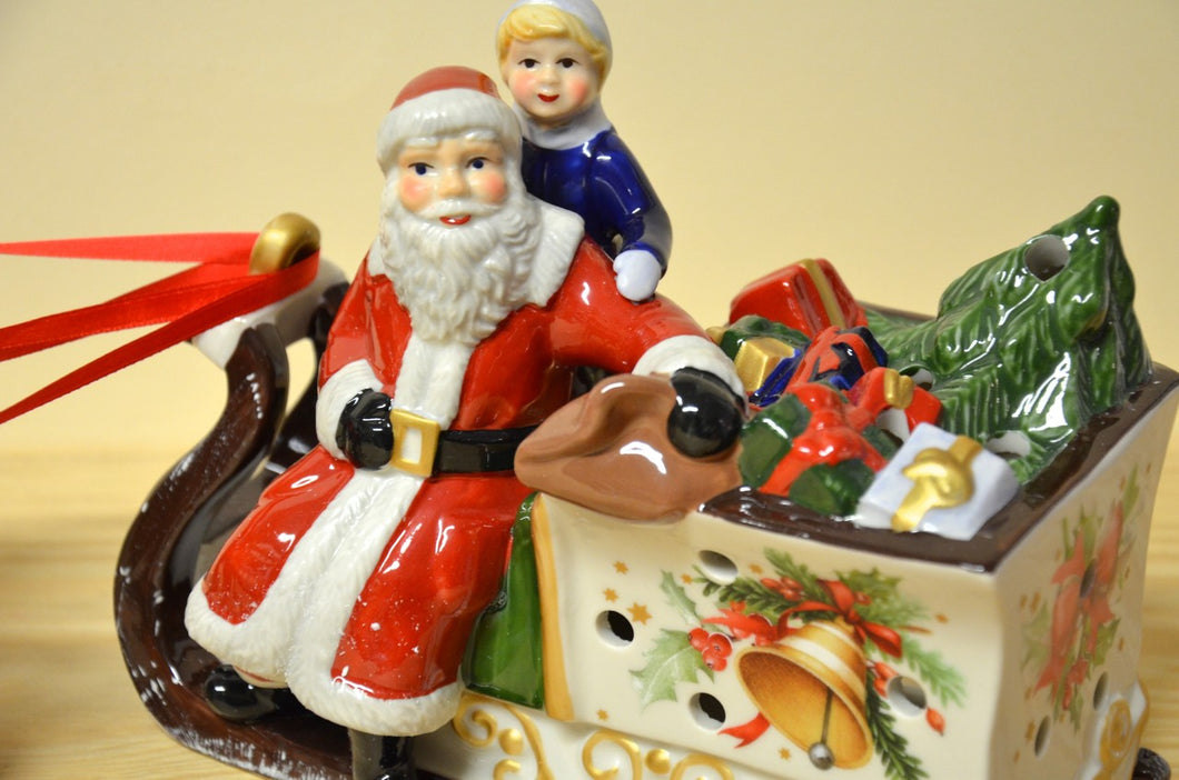Villeroy & Boch Christmas Toys Schlitten mit Santa NEU