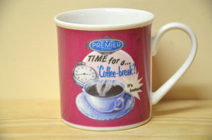 Villeroy & Boch Retro Summer Becher mit Henkel dunkelrot NEU