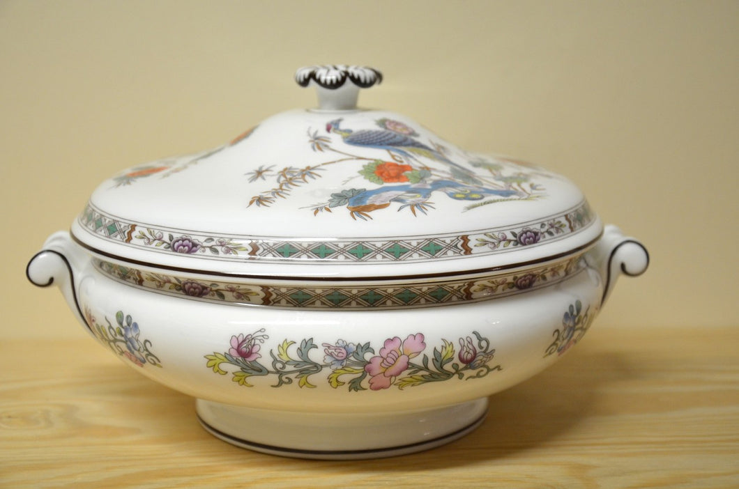 Wedgwood Kutani Crane Schüssel mit Deckel