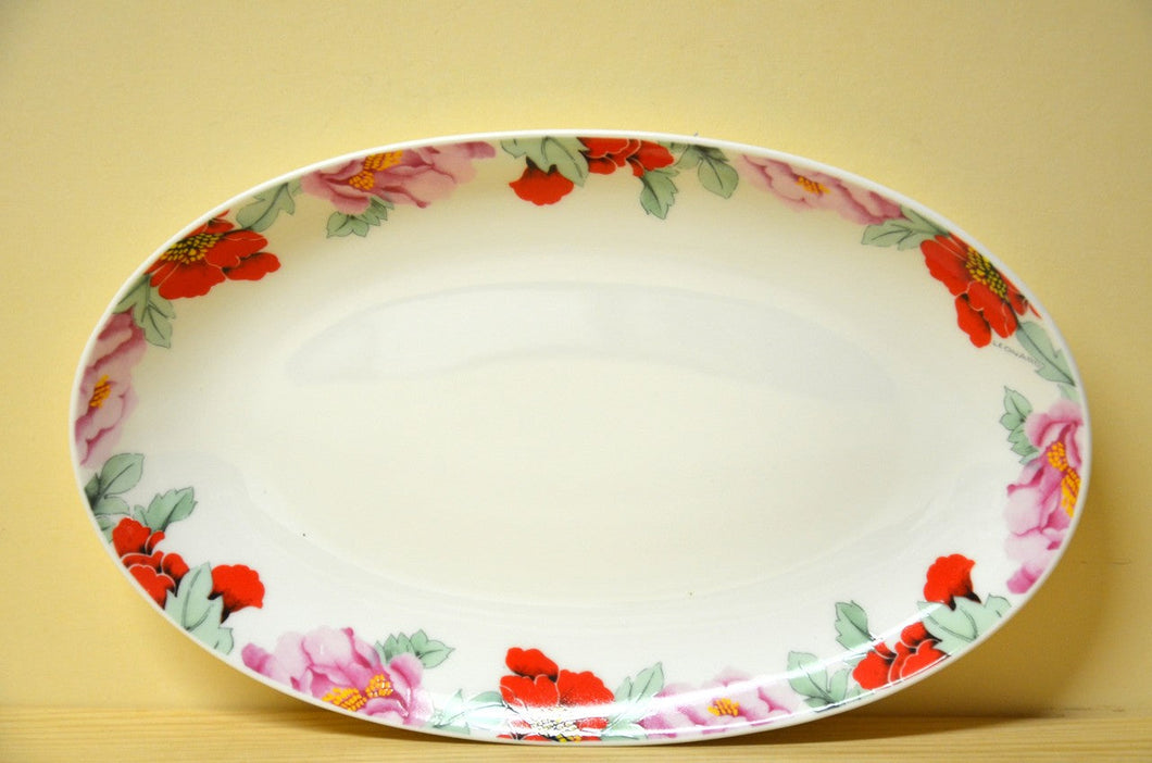 Hutschenreuther Scarlet Platter oval small