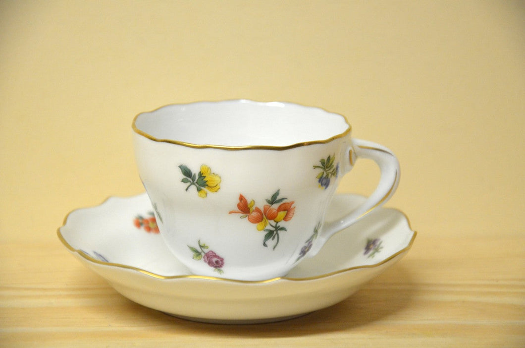 Hutschenreuther Mirabell Mocca / Espressotasse mit Untere NEU – Porzellanland