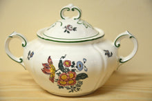 Load image into Gallery viewer, Villeroy &amp; Boch Alt Strassburg sugar bowl motif colorful flower
