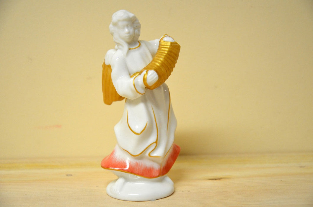 Villeroy & Boch Christmas Angels passend zur Nativity Story  Figur Engel mit Ziehharmonika NEU