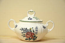 Load image into Gallery viewer, Villeroy &amp; Boch Alt Strassburg sugar bowl motif colorful flower
