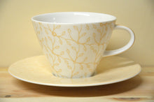 Lade das Bild in den Galerie-Viewer, Villeroy &amp; Boch Caffee Club Caffee au Lait Vanille floral Tasse mit Untere
