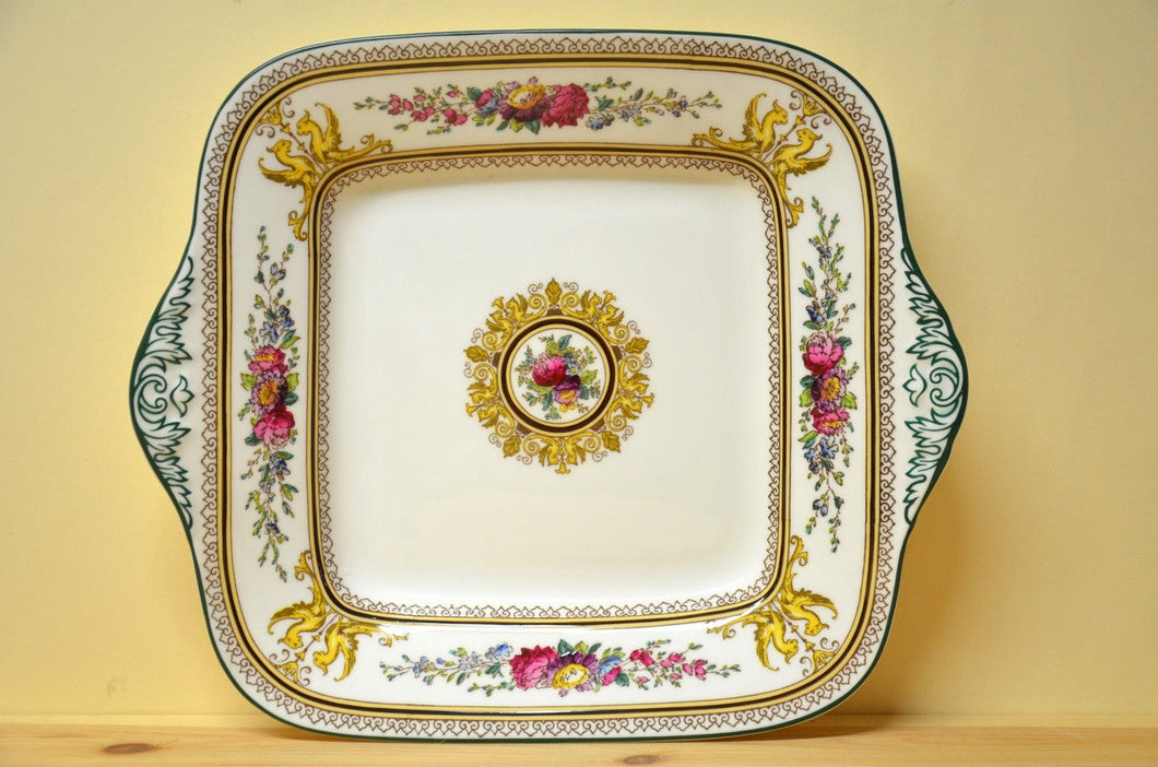 Wedgwood Columbia platter square with handle