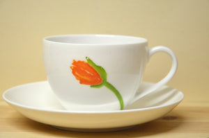 Villeroy &amp; Boch Iceland Poppies tasse à expresso avec soucoupe