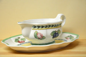 Villeroy &amp; Boch French Garden Fleurence gravy boat 2 pieces NEW