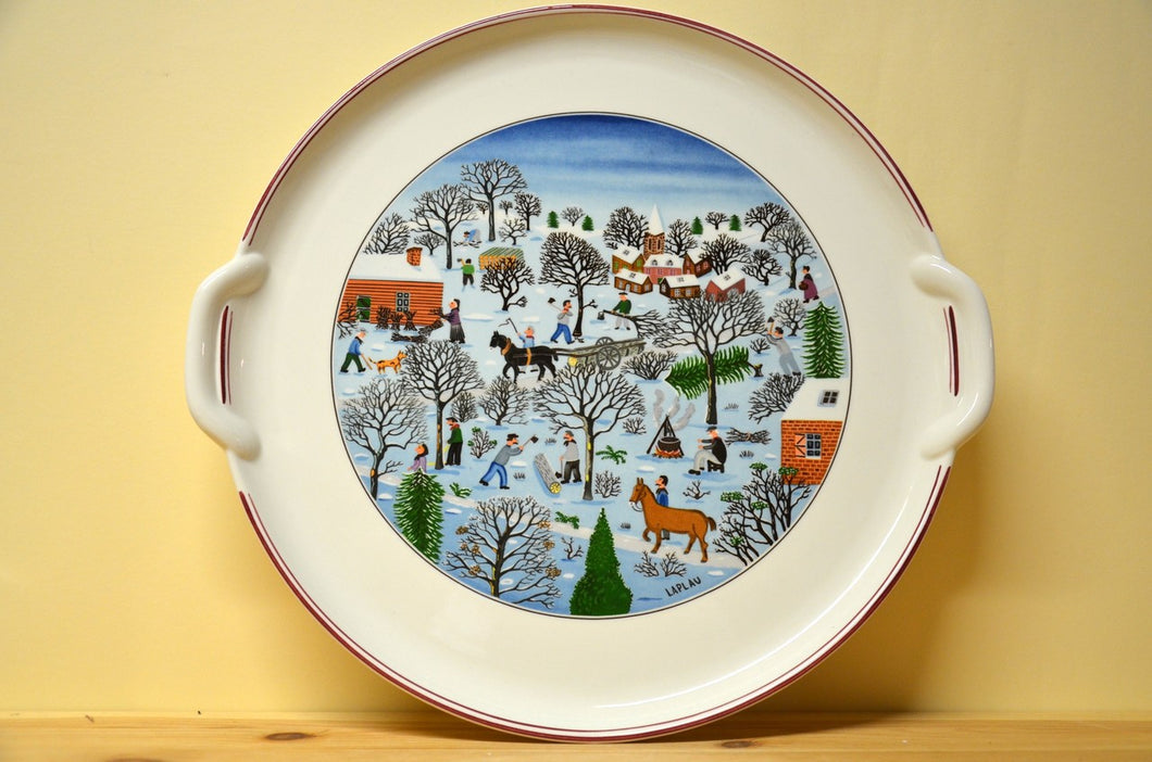 Villeroy & Boch Naif Christmas Kuchenplatte mit Griff