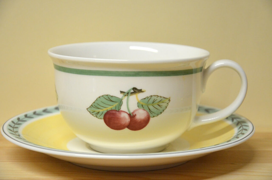 Villeroy & Boch French Garden Fleurence Jumbo/ Cappucinotasse mit Untere NEU