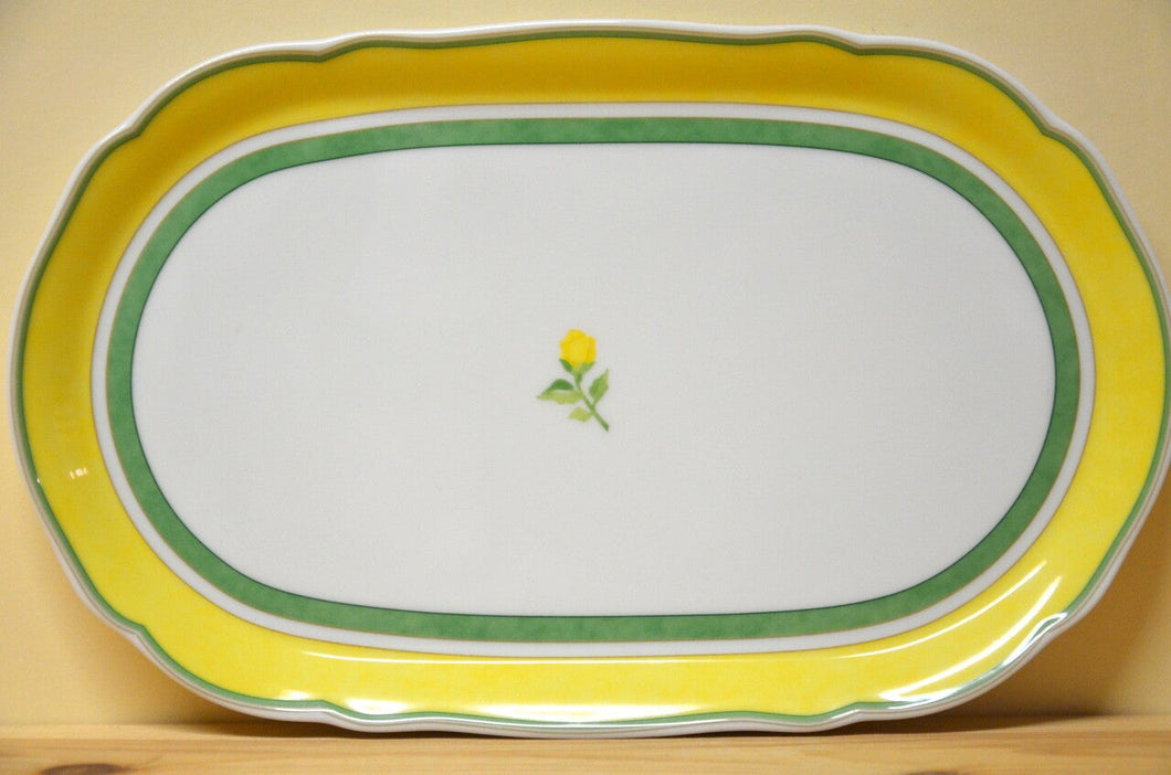 Hutschenreuther Summerdream oval plate / tray for milk and sugar