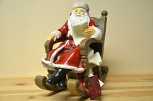 Load image into Gallery viewer, Villeroy &amp; Boch Winter Collage Accessories Santa Claus in Rocking Chair NEW
