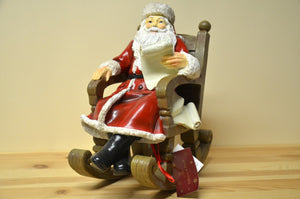 Villeroy &amp; Boch Winter Collage Accessories Santa Claus in Rocking Chair NEW