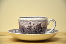 Lade das Bild in den Galerie-Viewer, Wedgwood Ferrara Violett Kaffeegedeck 3- teilig
