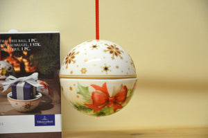 Villeroy &amp; Boch Christmas Tree Ball Ball Bow NEW