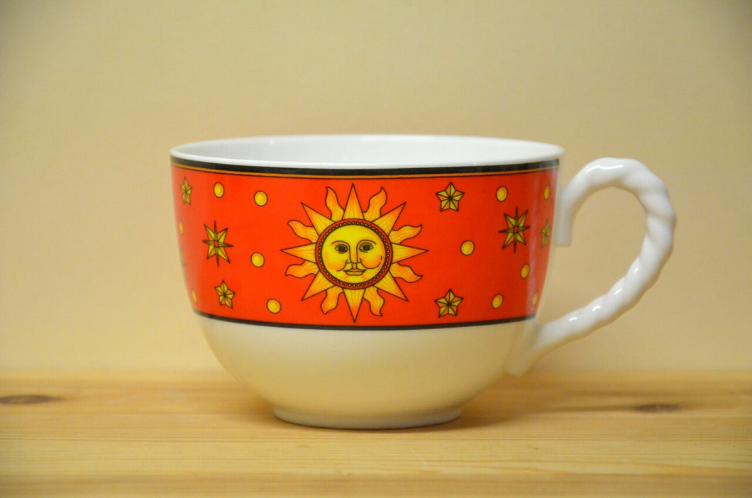 Villeroy & Boch Sun, moon, stars rote Jumbo/Frühstücktasse