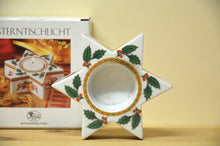 Charger l&#39;image dans la galerie, Hutschenreuther Louvre Christmas Tea Light Holder Star NEUF
