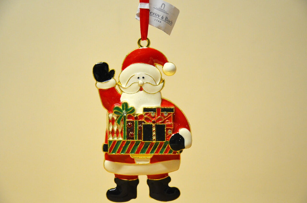 Villeroy & Boch Winter Collage Accessories Metal Pendant Santa Claus, NEW