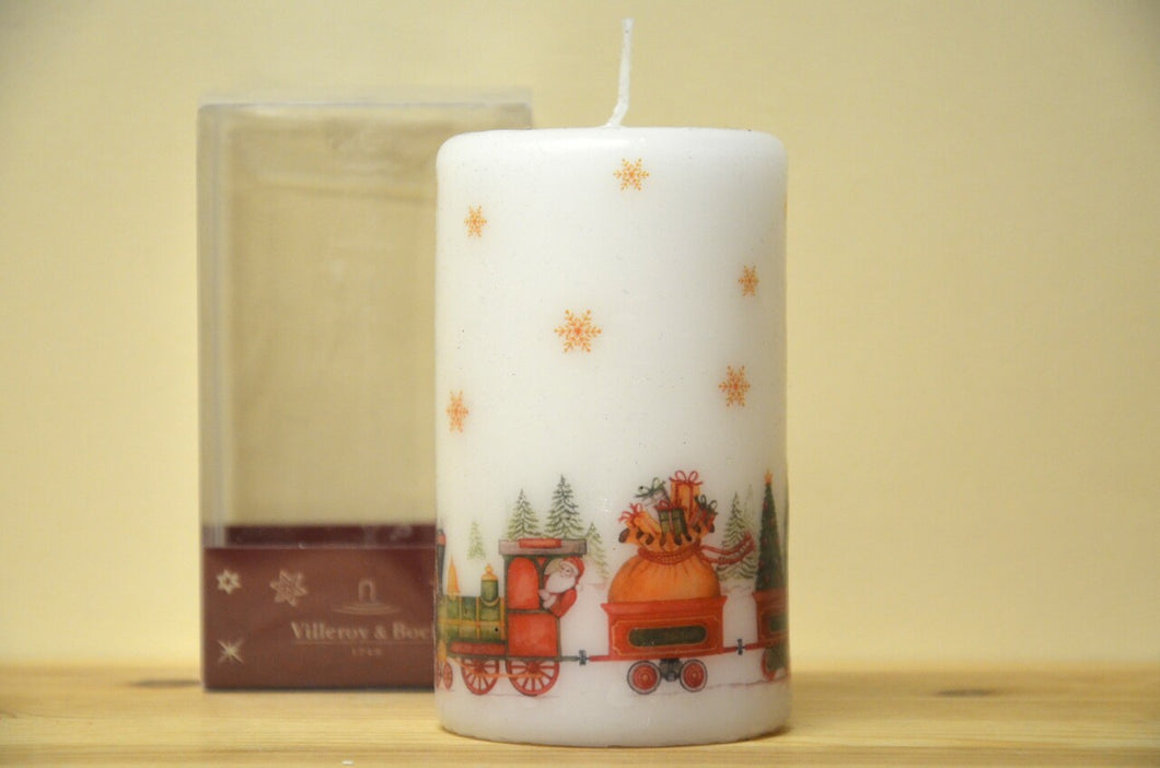 Villeroy & Boch Winter Specials passend zu den Weihnachtsservicen Kerze mit Zug NEU