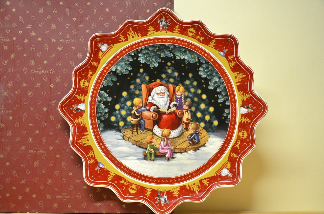 Villeroy & Boch Toys Fantasy großer Weihnachtsteller,  Motiv Santa erzählt NEU