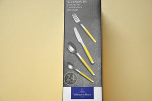 Villeroy &amp; Boch S+ Lemon Pie table cutlery 24 pieces NEW