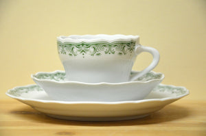 Hutschenreuther Prater green coffee set 3-piece