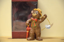 Load image into Gallery viewer, Villeroy &amp; Boch Christmas Teddies Bear with Umbrella NEW
