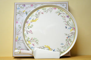 Easy Life Birds Melody Cake Plate with Cake Server OVP NEW