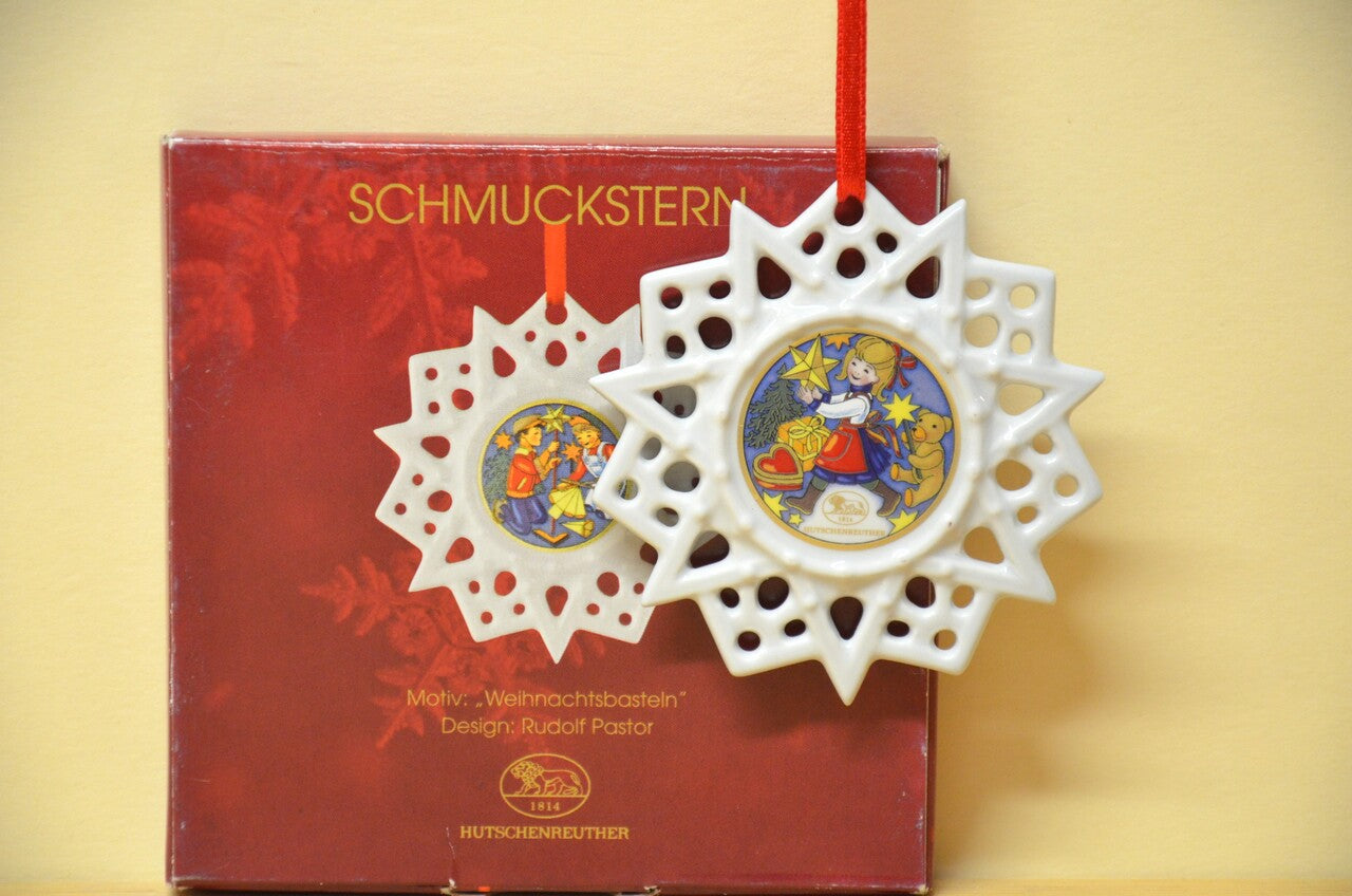 Hutschenreuther Schmuckstern Weihnachtsbasteln Neu – Porzellanland