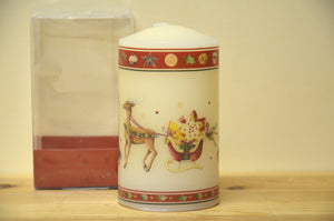 Villeroy &amp; Boch Winter Specials matching the Christmas service Winter bakery Candle with Santa Claus NEW