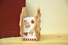 Load image into Gallery viewer, Villeroy &amp; Boch Ginger Candlestick Gingerbread Flower NEW
