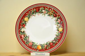 Villeroy &amp; Boch Winter bakery delight round cake plate Ilex NEW