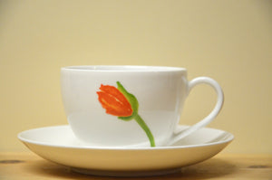 Villeroy &amp; Boch Iceland Poppies tasse à expresso avec soucoupe