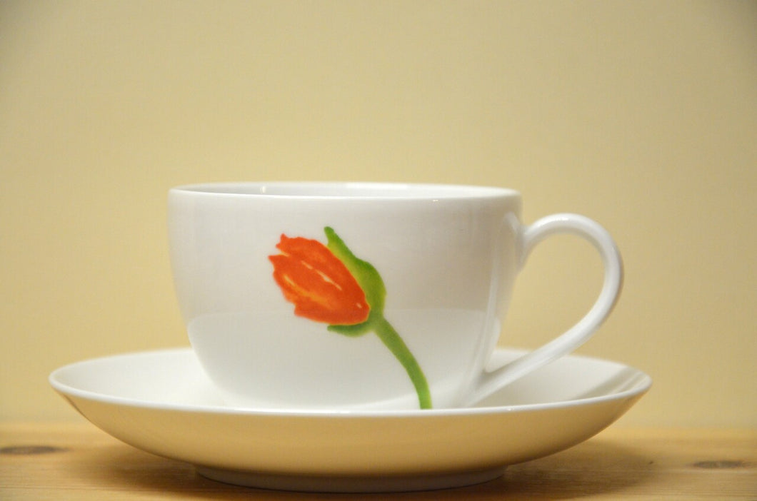 Villeroy & Boch Iceland Poppies tasse à expresso avec soucoupe