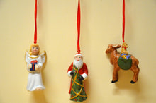 Charger l&#39;image dans la galerie, Villeroy &amp; Boch Nostalgic Ornaments Santa, Reh, Christkind  3 teilig NEU
