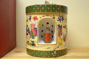 Villeroy &amp; Boch Christmas Toys paquet cadeau rond/grand (boîte à musique) Blanche-Neige NOUVEAU